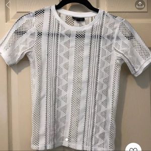 Topshop Crochet Top